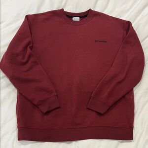 Columbia Men's Burgundy Crewneck Sweater